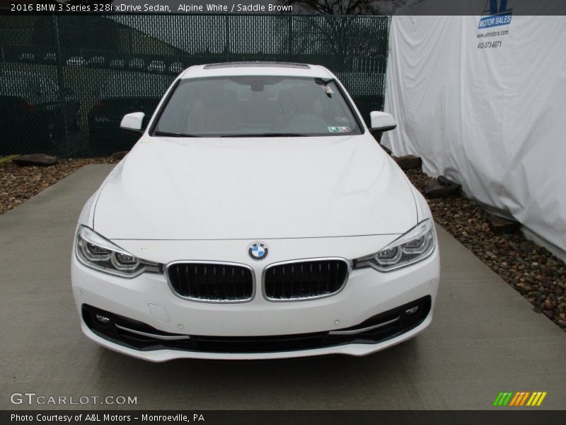 Alpine White / Saddle Brown 2016 BMW 3 Series 328i xDrive Sedan