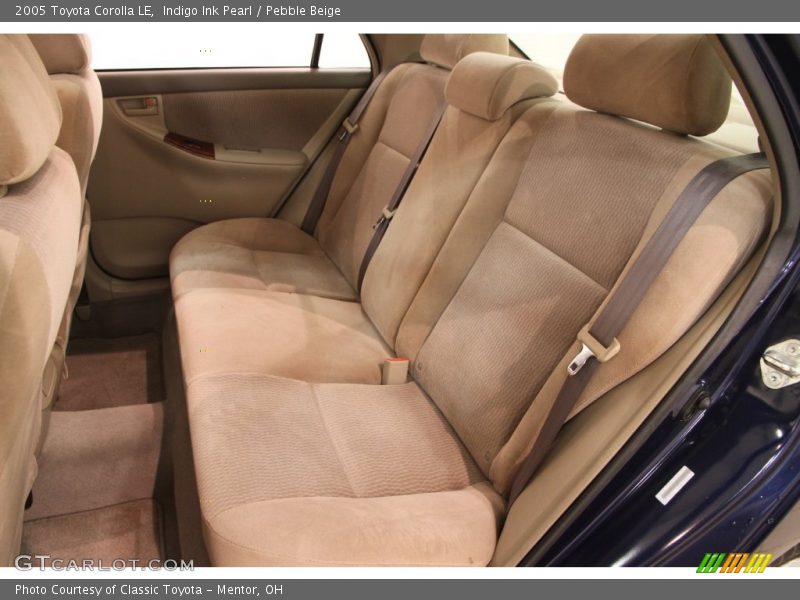 Indigo Ink Pearl / Pebble Beige 2005 Toyota Corolla LE