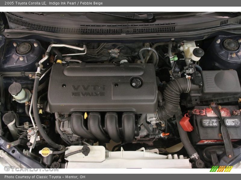 Indigo Ink Pearl / Pebble Beige 2005 Toyota Corolla LE