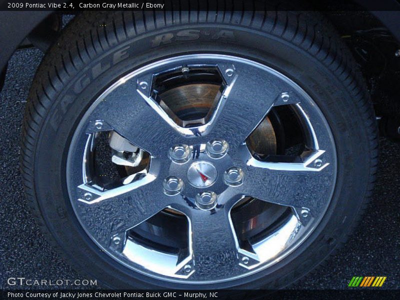 Carbon Gray Metallic / Ebony 2009 Pontiac Vibe 2.4