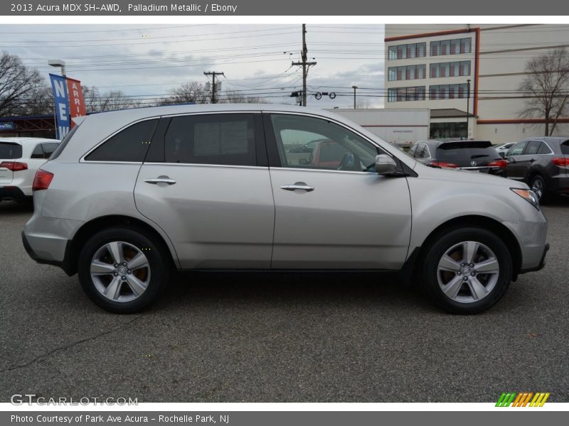 Palladium Metallic / Ebony 2013 Acura MDX SH-AWD