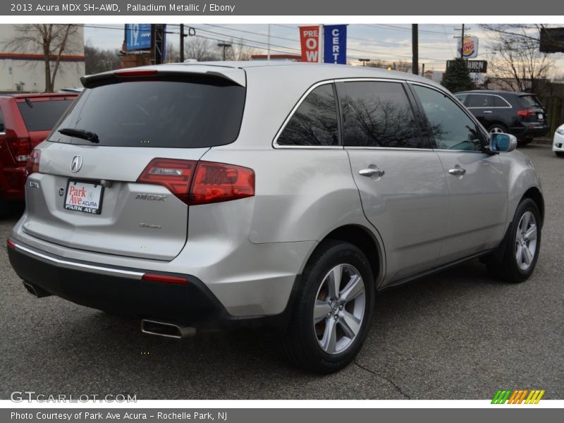 Palladium Metallic / Ebony 2013 Acura MDX SH-AWD