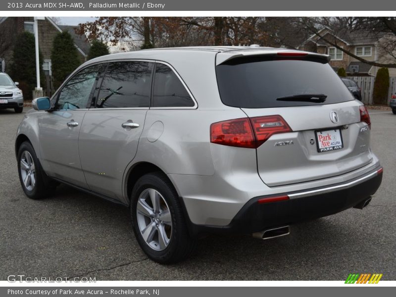 Palladium Metallic / Ebony 2013 Acura MDX SH-AWD