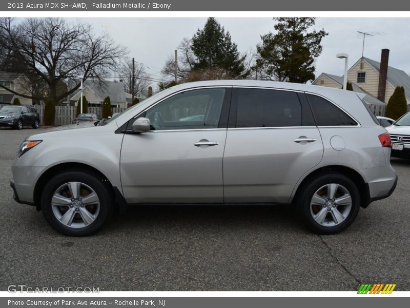 Palladium Metallic / Ebony 2013 Acura MDX SH-AWD