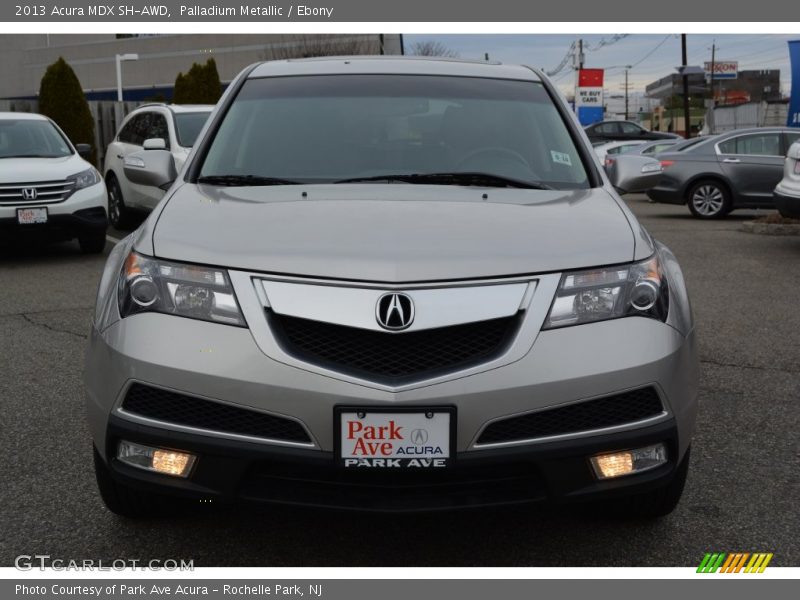 Palladium Metallic / Ebony 2013 Acura MDX SH-AWD