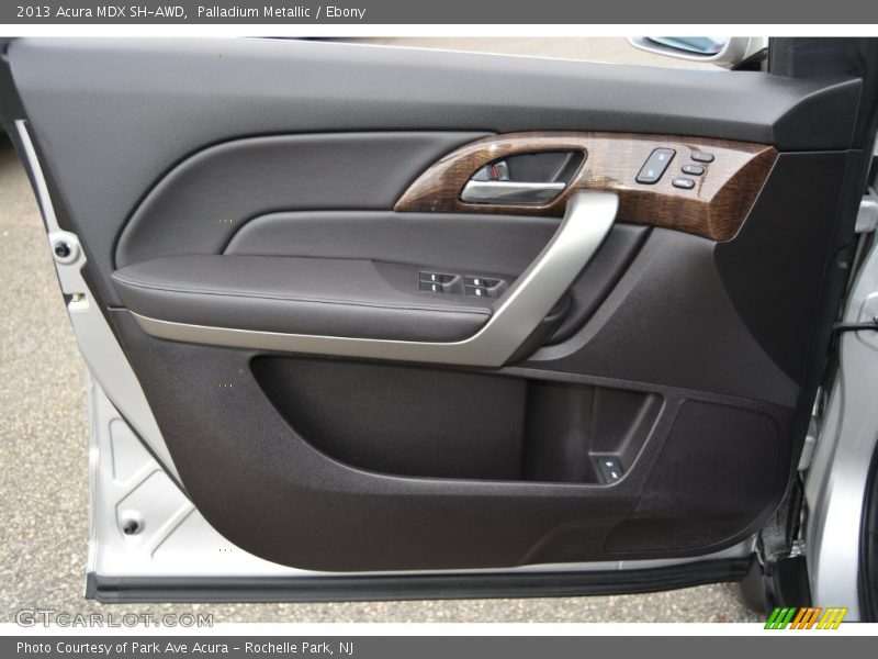 Palladium Metallic / Ebony 2013 Acura MDX SH-AWD