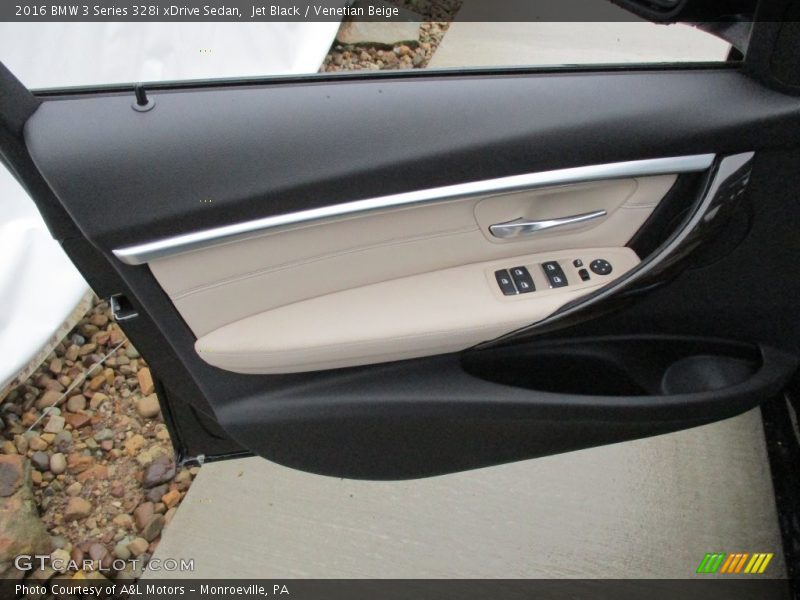 Jet Black / Venetian Beige 2016 BMW 3 Series 328i xDrive Sedan