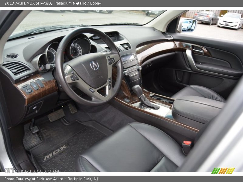Palladium Metallic / Ebony 2013 Acura MDX SH-AWD