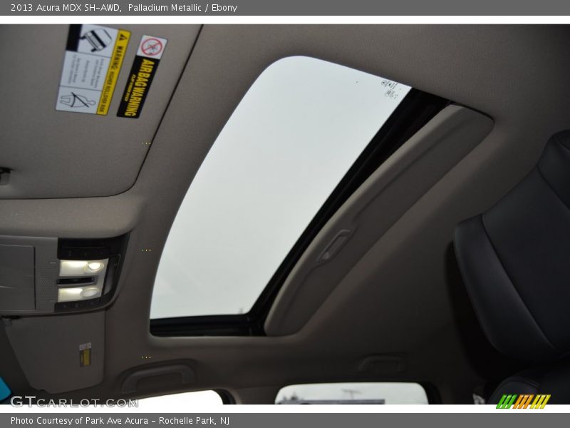 Palladium Metallic / Ebony 2013 Acura MDX SH-AWD