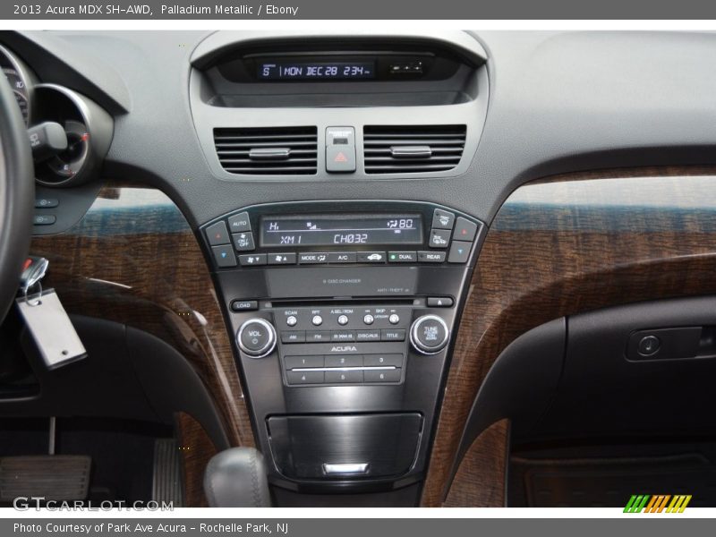 Palladium Metallic / Ebony 2013 Acura MDX SH-AWD