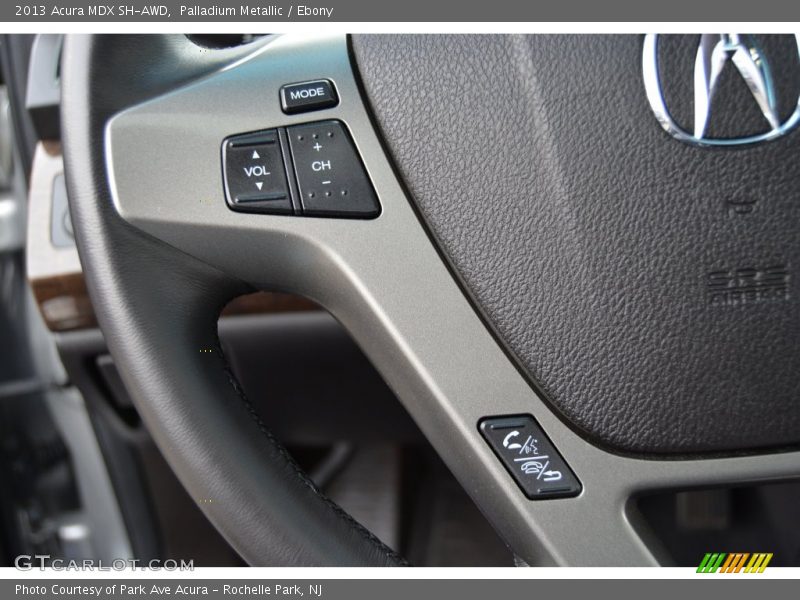 Palladium Metallic / Ebony 2013 Acura MDX SH-AWD