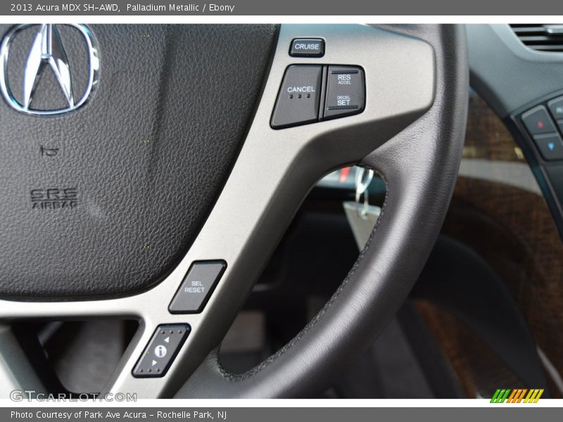 Palladium Metallic / Ebony 2013 Acura MDX SH-AWD