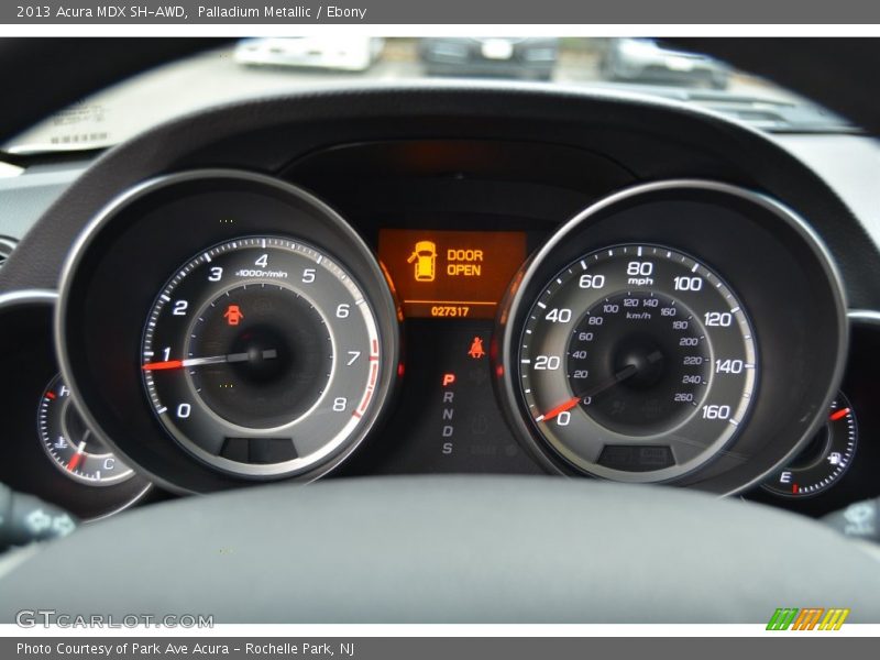 Palladium Metallic / Ebony 2013 Acura MDX SH-AWD