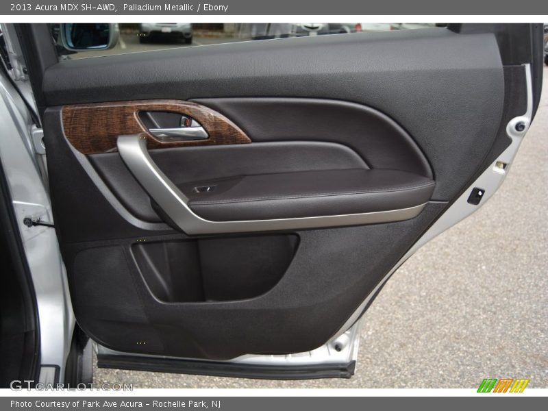 Palladium Metallic / Ebony 2013 Acura MDX SH-AWD