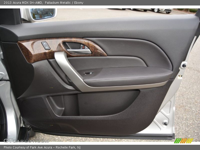 Palladium Metallic / Ebony 2013 Acura MDX SH-AWD