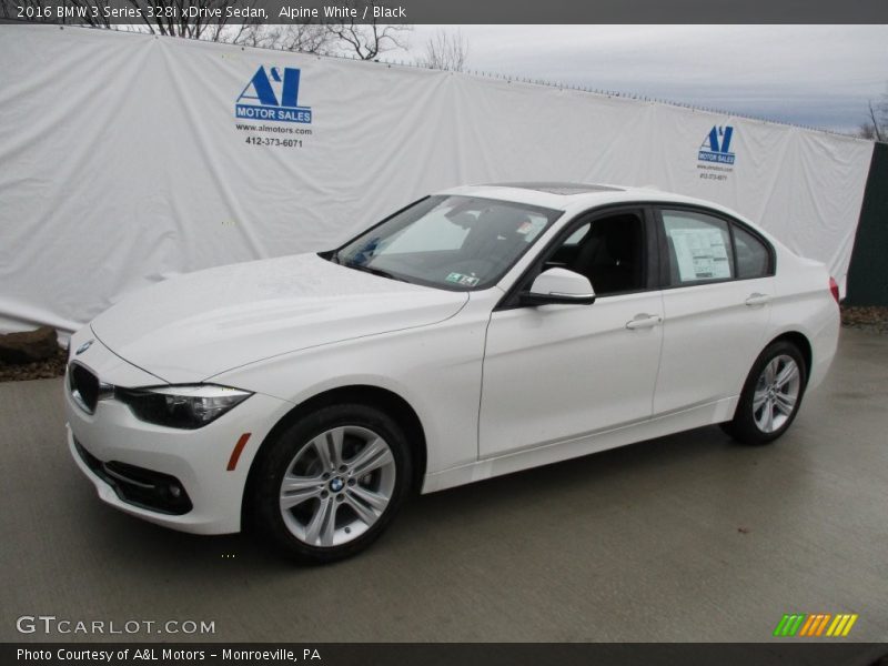 Alpine White / Black 2016 BMW 3 Series 328i xDrive Sedan