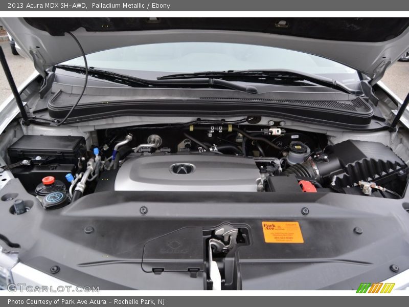 Palladium Metallic / Ebony 2013 Acura MDX SH-AWD