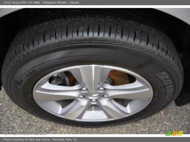 Palladium Metallic / Ebony 2013 Acura MDX SH-AWD