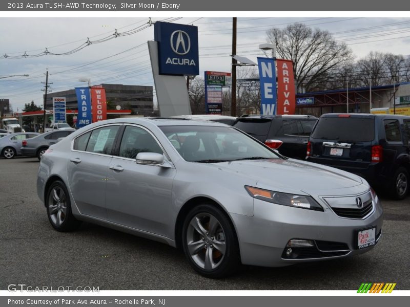 Silver Moon / Ebony 2013 Acura TL SH-AWD Technology
