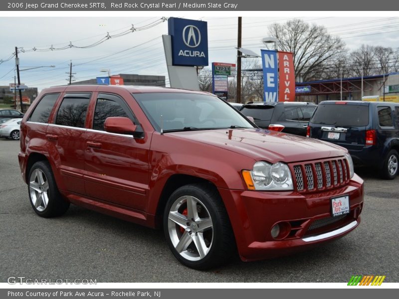 Red Rock Crystal Pearl / Medium Slate Gray 2006 Jeep Grand Cherokee SRT8