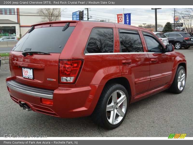 Red Rock Crystal Pearl / Medium Slate Gray 2006 Jeep Grand Cherokee SRT8