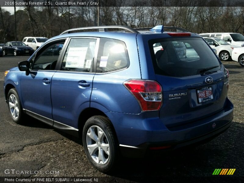 Quartz Blue Pearl / Gray 2016 Subaru Forester 2.5i