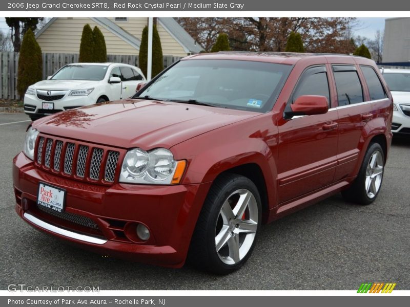 Red Rock Crystal Pearl / Medium Slate Gray 2006 Jeep Grand Cherokee SRT8