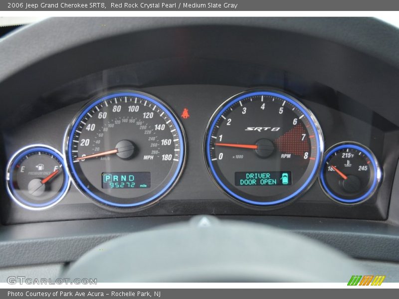 Red Rock Crystal Pearl / Medium Slate Gray 2006 Jeep Grand Cherokee SRT8