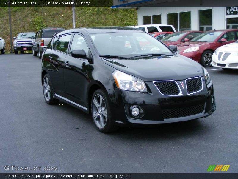Jet Black Metallic / Ebony 2009 Pontiac Vibe GT