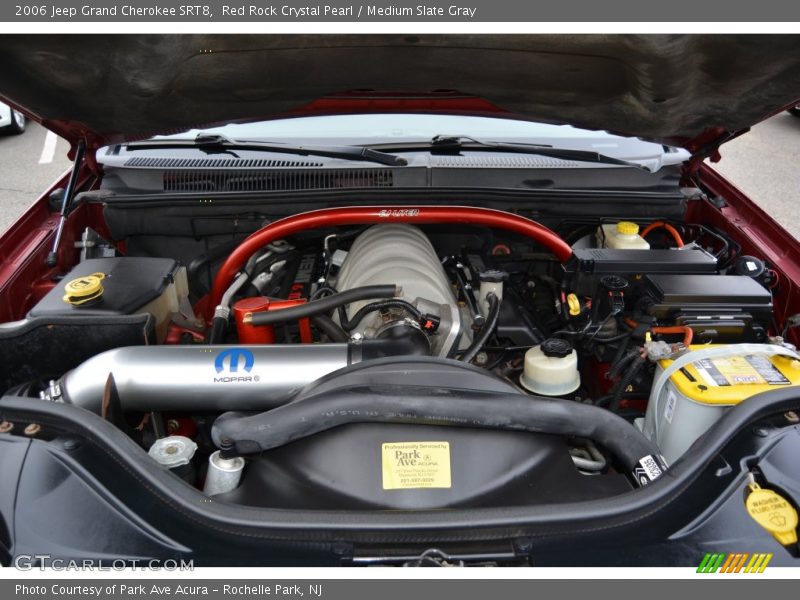 Red Rock Crystal Pearl / Medium Slate Gray 2006 Jeep Grand Cherokee SRT8