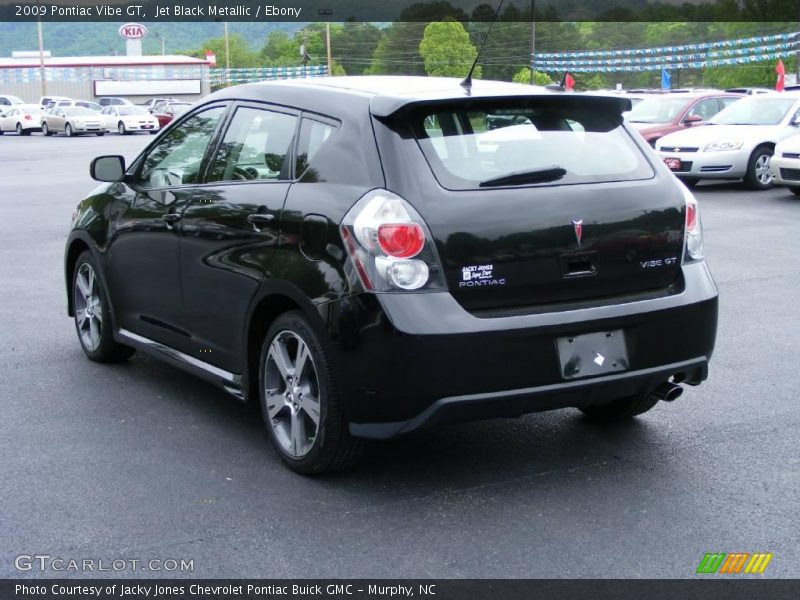 Jet Black Metallic / Ebony 2009 Pontiac Vibe GT