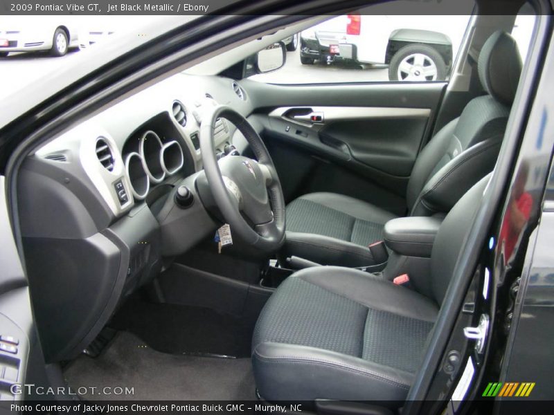 Jet Black Metallic / Ebony 2009 Pontiac Vibe GT