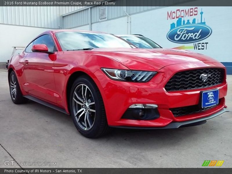 Race Red / Ebony 2016 Ford Mustang EcoBoost Premium Coupe