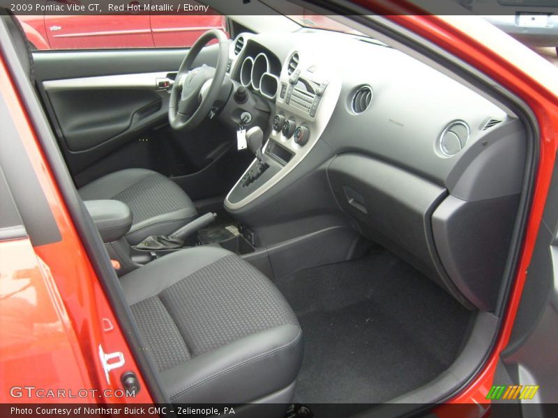 Red Hot Metallic / Ebony 2009 Pontiac Vibe GT