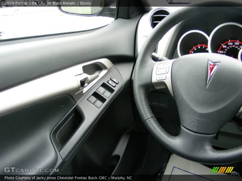Jet Black Metallic / Ebony 2009 Pontiac Vibe GT