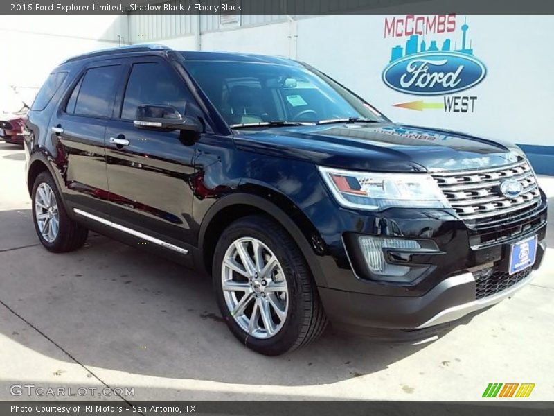 Shadow Black / Ebony Black 2016 Ford Explorer Limited