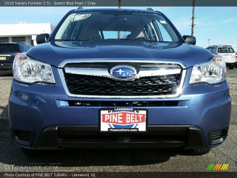 Quartz Blue Pearl / Gray 2016 Subaru Forester 2.5i