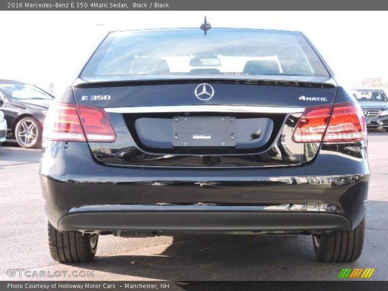 Black / Black 2016 Mercedes-Benz E 350 4Matic Sedan