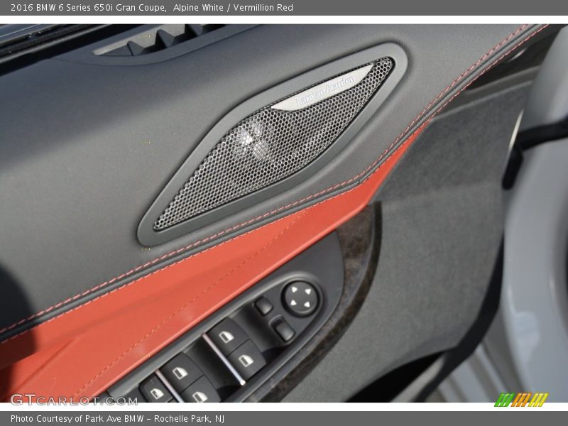 Alpine White / Vermillion Red 2016 BMW 6 Series 650i Gran Coupe