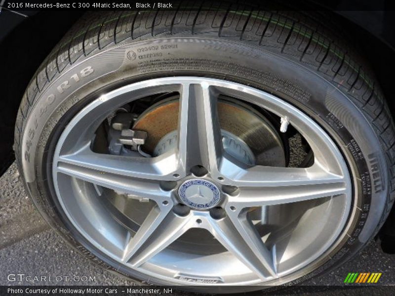 Black / Black 2016 Mercedes-Benz C 300 4Matic Sedan