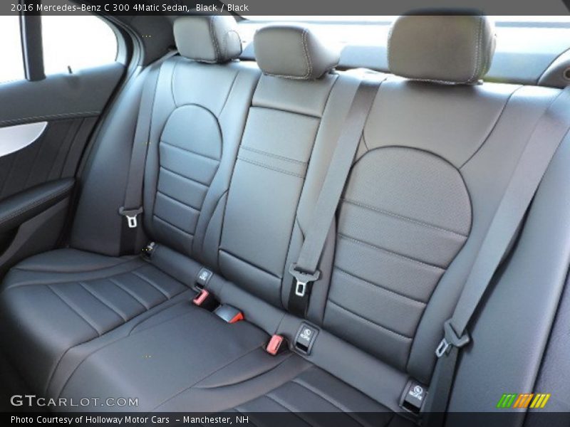 Black / Black 2016 Mercedes-Benz C 300 4Matic Sedan