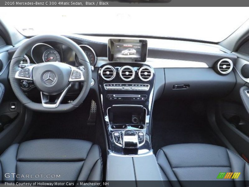Black / Black 2016 Mercedes-Benz C 300 4Matic Sedan