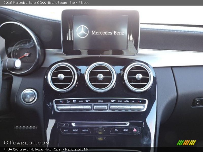 Black / Black 2016 Mercedes-Benz C 300 4Matic Sedan