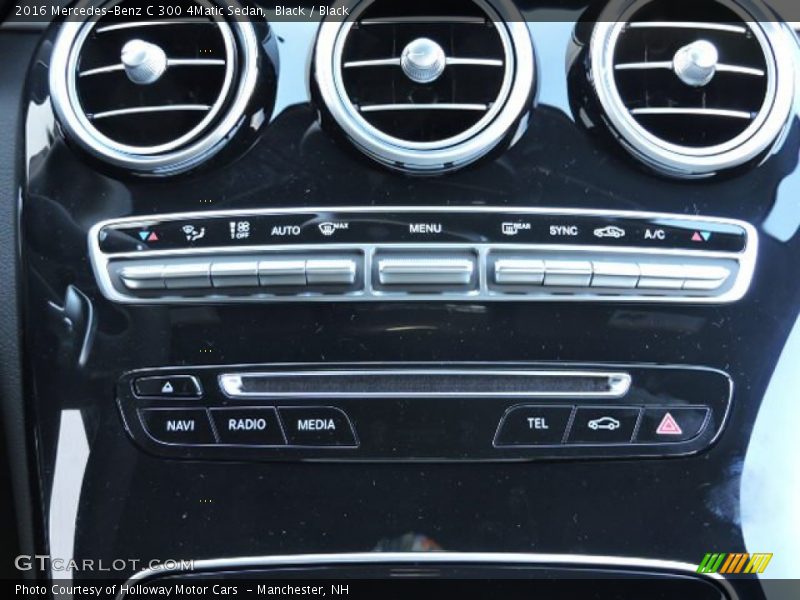 Black / Black 2016 Mercedes-Benz C 300 4Matic Sedan
