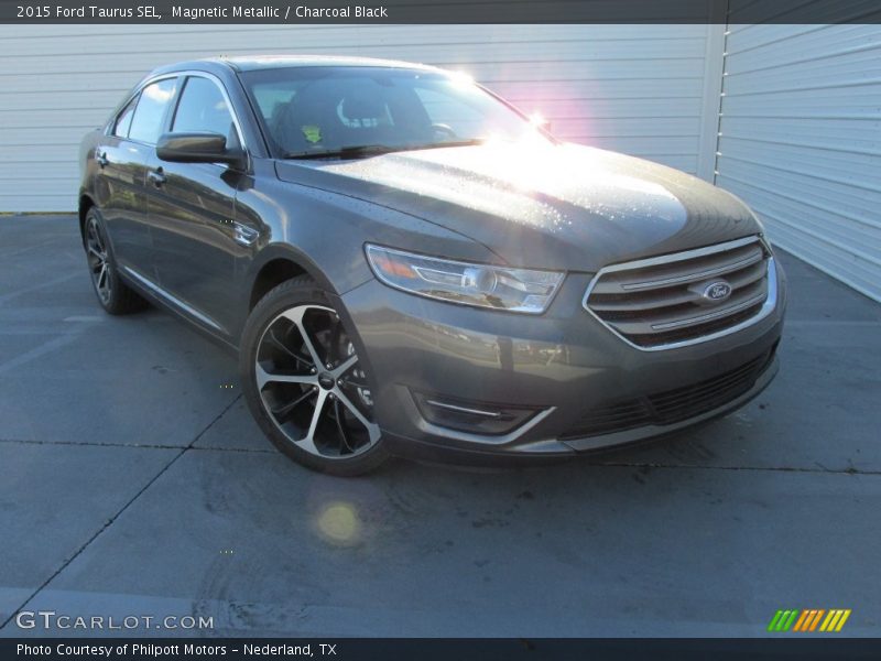 Magnetic Metallic / Charcoal Black 2015 Ford Taurus SEL