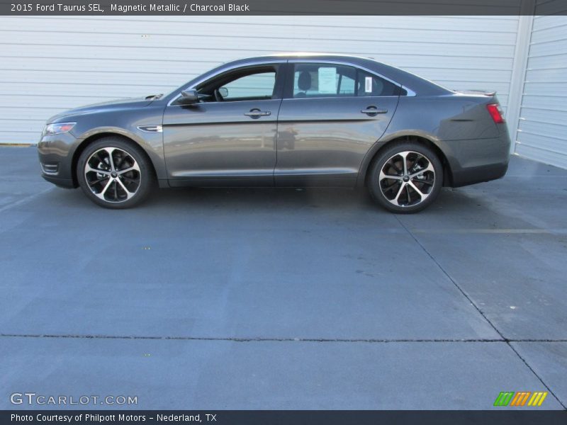 Magnetic Metallic / Charcoal Black 2015 Ford Taurus SEL