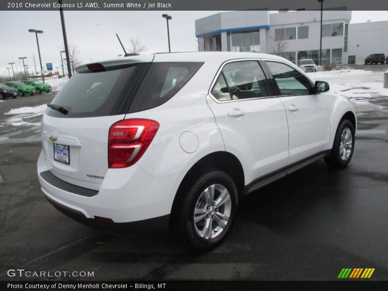 Summit White / Jet Black 2016 Chevrolet Equinox LS AWD