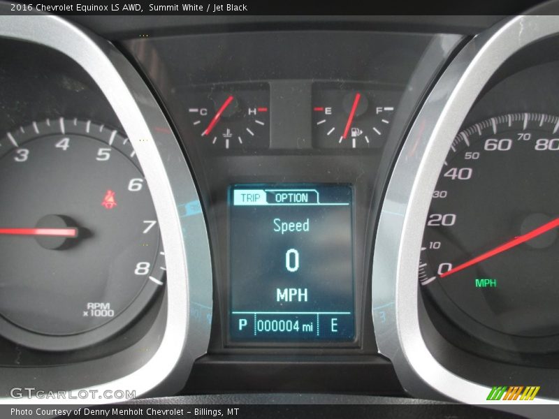 Summit White / Jet Black 2016 Chevrolet Equinox LS AWD