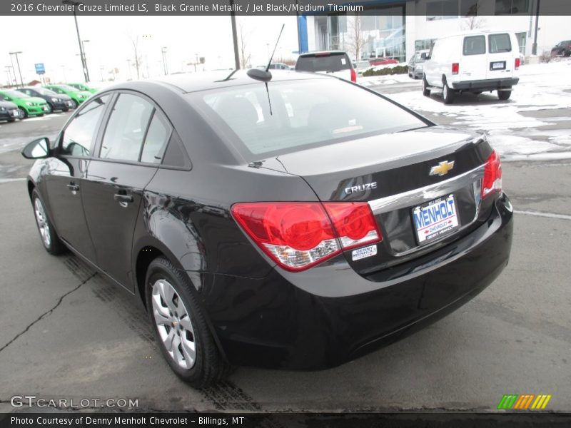 Black Granite Metallic / Jet Black/Medium Titanium 2016 Chevrolet Cruze Limited LS