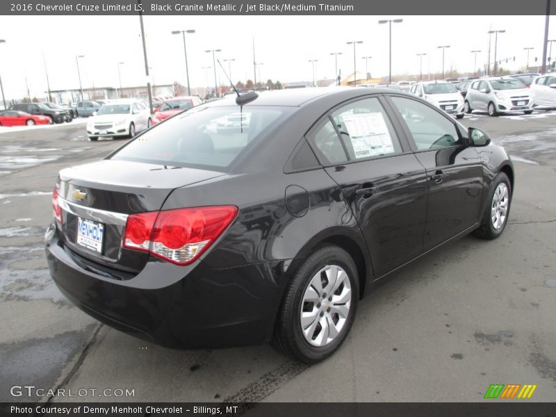 Black Granite Metallic / Jet Black/Medium Titanium 2016 Chevrolet Cruze Limited LS